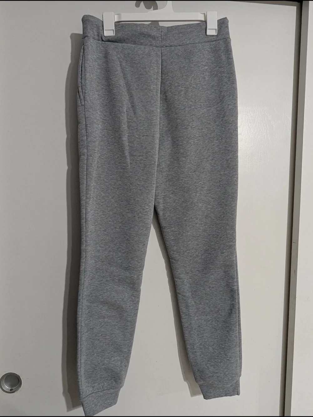 Women's/Men's ( Unissex )Gray Fleece Jogger Sweatpants - Unbranded